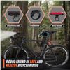 Image 6 : 3 Rechargeable Ultra-Bright Bike Lights with Horn and Tail Light - Brand New