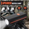 Image 6 : 3 Rechargeable Ultra-Bright Bike Lights with Horn and Tail Light - Brand New