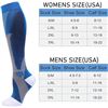 Image 2 : 4 Pairs of Compression Socks for Men/Women; 20-30mmHg Compression Stockings - XXL - New