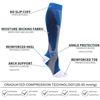 Image 5 : 4 Pairs of Compression Socks for Men/Women; 20-30mmHg Compression Stockings - XXL - New
