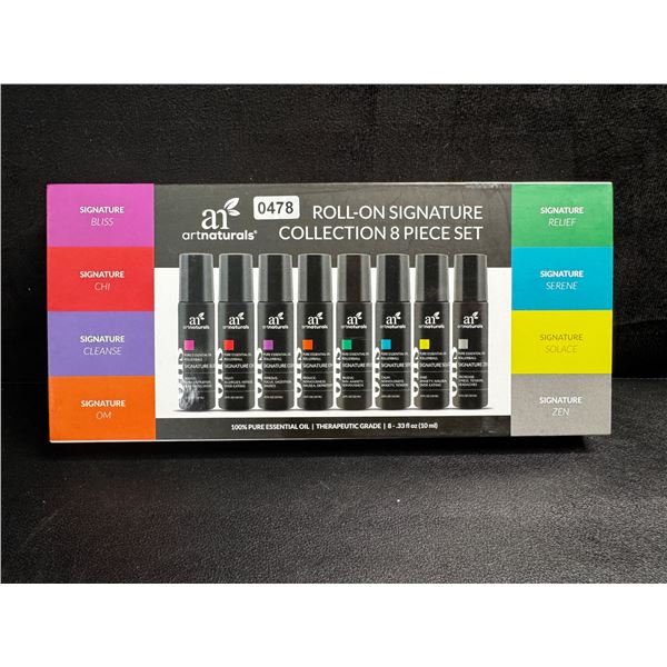 1 8-Pack of Art Naturals Roll on Signature Collections Pure Essential Oils - New