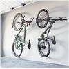 Image 3 : 1 Swivel Arm Flush Mount Bicycle Storage Rack with Tire Stop - Wall Mounted - New