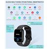 Image 5 : 1 Smart Watch/Activity Tracker w/ 1.83" HD Screen, Heart Rate/Sleep Monitor, Alexa, BT Calls - New