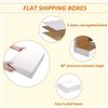 Image 2 : 25-Pack of Small White Shipping Boxes (13" x 10" x 3") Mailing Boxes/Gift Packing Boxes - New