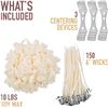 Image 5 : 1 Organix 10LB Natural Soy Wax Candle Making Kit - Includes 150pc 6" Wicks/3 Centering Devices; New