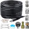 Image 1 : 1 Pressure Washer Sewer Jetter Kit; 100FT Hose, 5800PSI - NEW IN BOX!