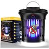 Image 1 : 1 Electric Hanging UV Mosquito/Bug Zapper Lamp (30W); Great for Indoors or Outdoors - New