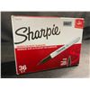 Image 1 : 36-Pack of Sharpie Fine Tip Permanent Markers - Black - New Sealed