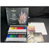 Image 1 : Castle Arts 24 Count 12ml Premium Quality Watercolor Paints - Brand New