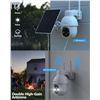 Image 7 : 1 Solar Powered 2K Wireless Home Security Camera for Outdoors; PTZ, Night Vision, App - New Sealed