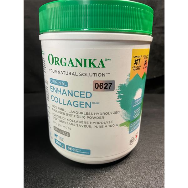 1 Tub of Organika Original Enhanced Collagen Powder - 500g - New - Exp: 07/2026