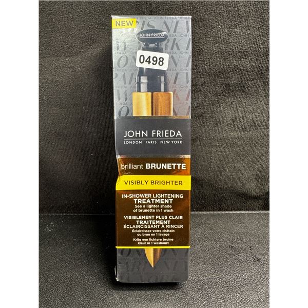 1 John Frieda Brilliant Brunette Visibly Brighter In-Shower Lightening Treatment - New