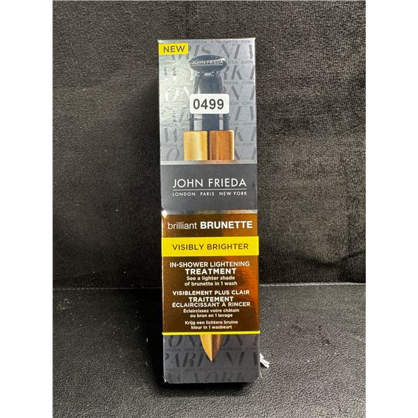 1 John Frieda Brilliant Brunette Visibly Brighter In-Shower Lightening Treatment - New