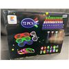 Image 2 : 72PC LED Light-Up Party Set/Glow-In-the-Dark Party Supplies - Brand New