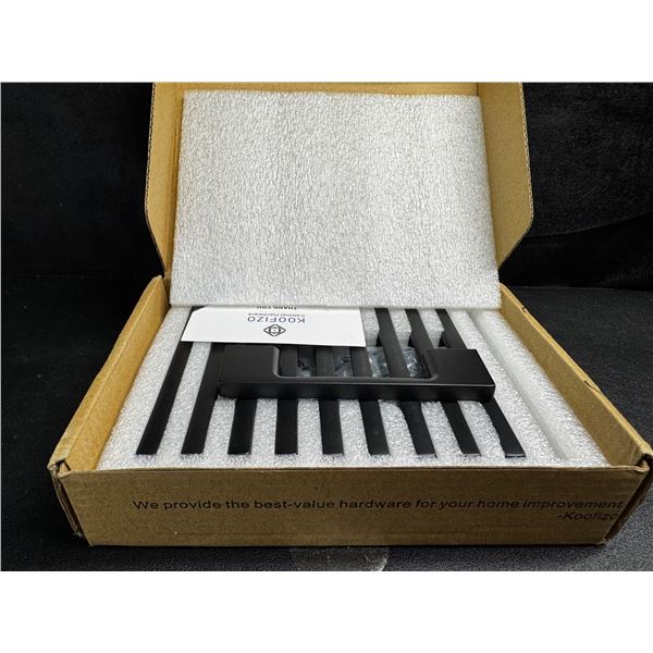 1 Box of 10pcs Koofizo Cabinet Handle Pulls with Hardware - Black - New