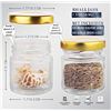 Image 3 : 1 Box of 60pcs Folinstall Mini Canning Jars with Lids 1.5oz for Crafts, Candles, Spices etc - New