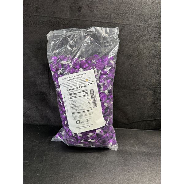 1 Hershey's Kisses Special Dark 5LB Bag of Chocolate Candy April. 500pcs - New