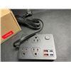 Image 6 : 1 Power Strip Bar/Surge Protector w/ 6FT Cord; 4 Outlets; 20W PD Fast USB-C Charging - New