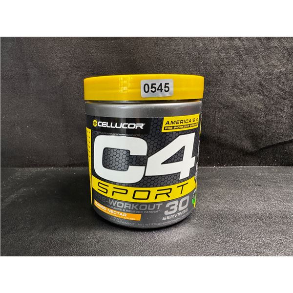 1 Container of Cellucor C4 Sport Pre Workout Powder Mix - 30 Servings 270g - New