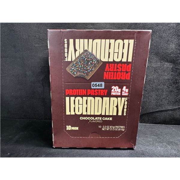 1 Box of 10pcs Legendary Foods Low Carb Protein Pastry/Pop Tarts - New