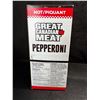 Image 2 : 1 Box of Great Canadian Meat Hot Pepperoni Sticks 18pcsx22g Each - New