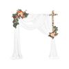 Image 2 : 1 2-Pack of Wedding Arch/Event Draping Curtain Panels - New