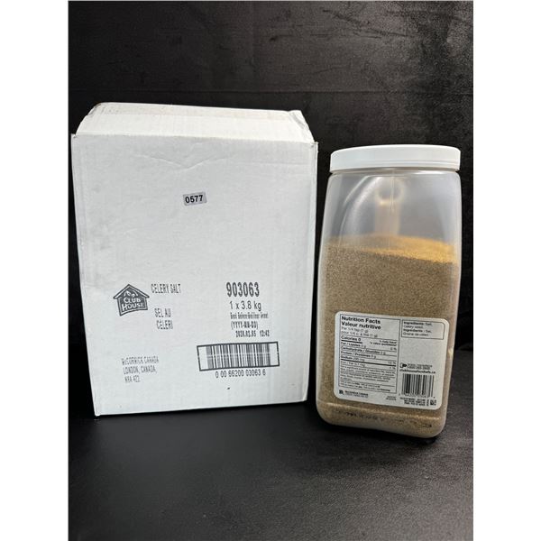 1 3.8KG Container/Jug of Clubhouse Celery Salt - New
