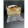 Image 2 : 1 Shoulder Drop Adjustable Light Brown Handheld Cross Body Bag - New