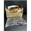 Image 5 : 1 Shoulder Drop Adjustable Light Brown Handheld Cross Body Bag - New