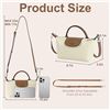 Image 3 : 1 Shoulder Drop Adjustable Light Brown Handheld Cross Body Bag - New