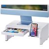 Image 1 : 1 Bostitch Konnect Adjustable Monitor Stand with Drawer and Phone Stand - New (Dmg Box)