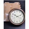 Image 2 : 1 Rsobl 12-Inch Wall Clock with Temp & Humidity Display Meter - Brand New!