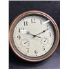 Image 3 : 1 Rsobl 12-Inch Wall Clock with Temp & Humidity Display Meter - Brand New!