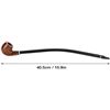 Image 4 : 1 Long-Handle 16" Wooden Smoking Pipe/Tobacco Pipe with Gift Box - New