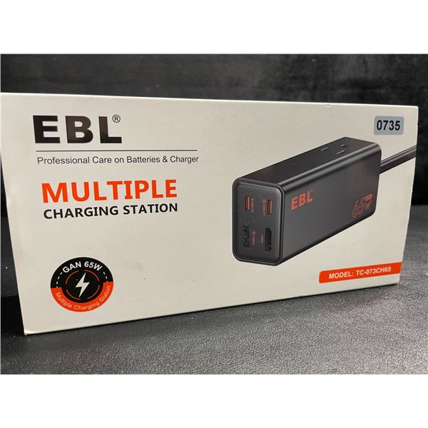 1 EBL 65W GaN USB-C Power Supply/Charging Station; 6-in-1 Desktop Charger - New!