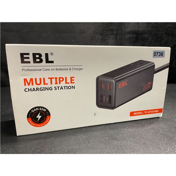 1 EBL 65W GaN USB-C Power Supply/Charging Station; 6-in-1 Desktop Charger - New!