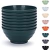 Image 1 : 8PC Evanda Plastic Bowls; Deep Bowls (750ml) Lightweight; Great for Cereal, Soup, etc. - New