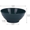 Image 4 : 8PC Evanda Plastic Bowls; Deep Bowls (750ml) Lightweight; Great for Cereal, Soup, etc. - New