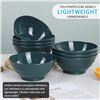 Image 5 : 8PC Evanda Plastic Bowls; Deep Bowls (750ml) Lightweight; Great for Cereal, Soup, etc. - New