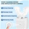 Image 6 : 1 Ultrasonic Electric Whitening Toothbrush for Adults - Rechargeable - Brand New