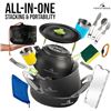 Image 2 : 1 Fortitude21 Camping Cookware Set; 19PC Compact/Lightweight Cookware for Outdoors - New