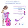 Image 6 : 1 Kids Practice Golf Tournament Sport Set for Girls (Ages 3 ) w/ Clubs, Putting Mat, Balls, Cart