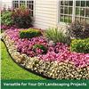 Image 6 : 1 Agtek 46FT Plastic Landscape Edging Kit (1.5in height) No-Dig Garden Edging Kit - New!