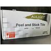 Image 4 : 100PC Peel & Stick Black Slate Wall Tiles (3" x 6" Size) Faux Stone Stick on Tiles - New in Box!