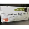 Image 4 : 100PC Peel & Stick Black Slate Wall Tiles (3" x 6" Size) Faux Stone Stick on Tiles - New in Box!