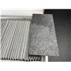 Image 6 : 100PC Peel & Stick Black Slate Wall Tiles (3" x 6" Size) Faux Stone Stick on Tiles - New in Box!