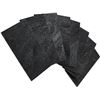 Image 1 : 100PC Peel & Stick Black Slate Wall Tiles (3" x 6" Size) Faux Stone Stick on Tiles - New in Box!