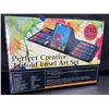 Image 2 : 240PC Perfect Creative Trifold Easel Art Set - Contains Various Art Supplies! Brand New
