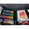 Image 3 : 240PC Perfect Creative Trifold Easel Art Set - Contains Various Art Supplies! Brand New
