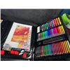 Image 4 : 240PC Perfect Creative Trifold Easel Art Set - Contains Various Art Supplies! Brand New